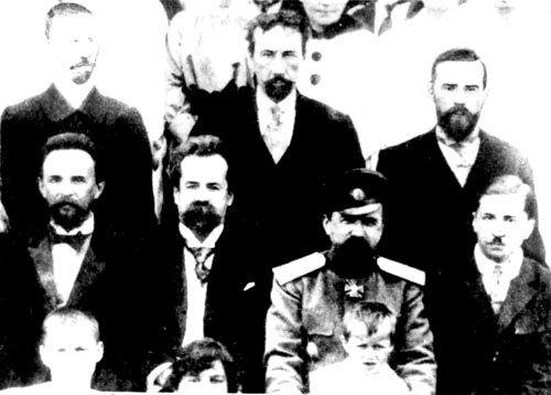 Генерал Е.К. Миллер и члены Временного правительства Северной области