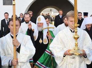 Патриарх Кирилл на Соловках