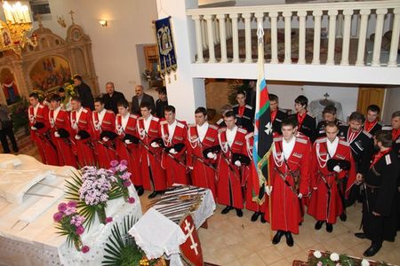 Церемония принятия присяги кубанскими казаками