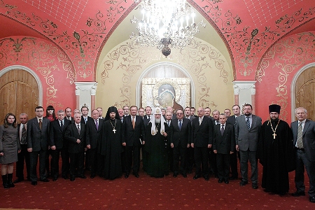 Встреча Патриарха Кирилла со слушателями Высших дипломатических курсов