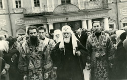 Святейший Патриарх Алексий I (Симанский) и митрополит Питирим (Нечаев)
