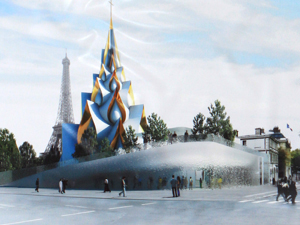 Проект архитектора Дюмона Лёграна (Франция) российского духовного православного центра на набережной Бранли в Париже