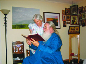 Священник Георгий (Джордж) Джонсон, и его жена Дебора