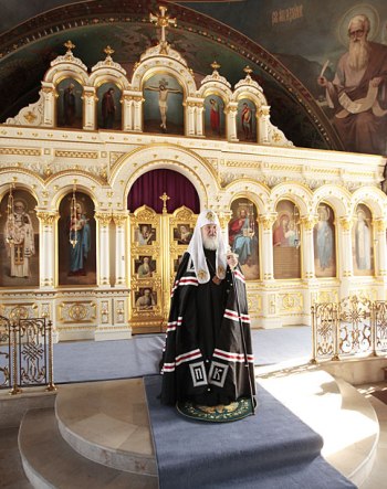 Патриарх Кирилл в Богородице-Рождественском монастыре