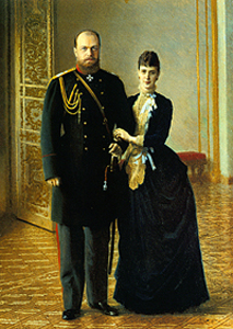И.Крамской. Портрет Александра III и Марии Феодоровны.