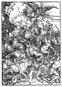 Альбрехт Дюрер. Четыре всадника апокалипсиса (1498)