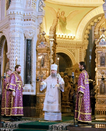 Патриарх Кирилл совершил хиротонию архимандрита Зиновия (Корзинкина) во епископа Элистинского и Калмыцкого
