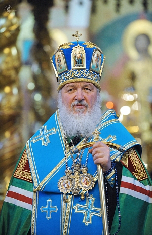 Патриарх Кирилл в Донском монастыре (07.04.2011)