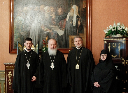 Патриарх Кирилл принял делегацию Константинопольского Патриархата