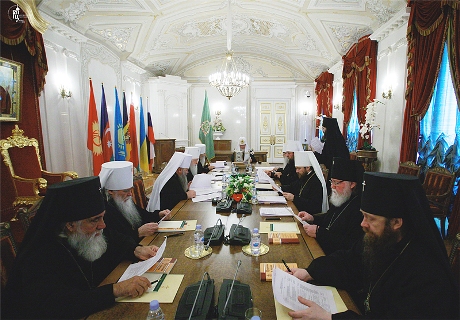 Заседание Священного Синода РПЦ в Санкт-Петербургской епархии