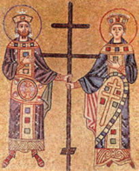 Святые равноапостольные император Константин и императрица Елена