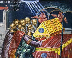 Внесение Ковчега во Святая Святых Иерусалимского храма при царе Соломоне