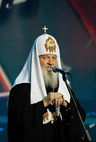 Патриарх Кирилл на празднике выпускников в Государственном Кремлевском дворце