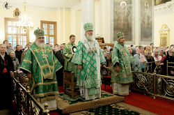 Патрарх Кирилл в Свято-Даниловом монастыре