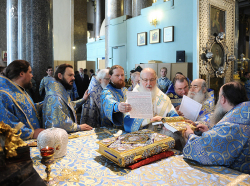 Патриарх Кирилл в Казанском Соборе