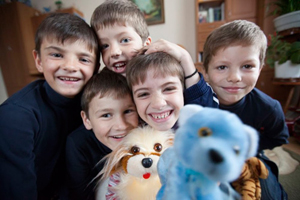 Дети из Банченского приюта