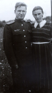 Мария Михайловна с мужем, Евгением Васильевичем Старостенковым