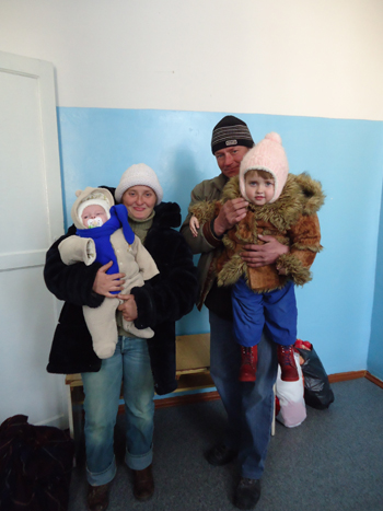 Ирина Горелова с детьми