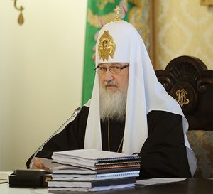 Патриарх Кирилл на заседании ВЦС 2012