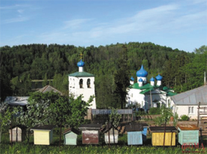 Скит Псково-Печерского монастыря в деревне Малы Псковской области