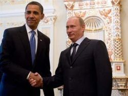 В.Путин и Б.Обама