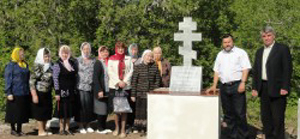 Крест на могиле полного Георгиевского кавалера Федора Скворцова