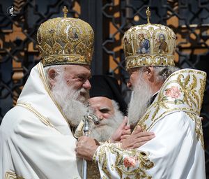 Архиепископ Иероним поздравил Патриарха с днем тезоименитства