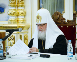 Патриарх Кирилл на Валааме 2012г