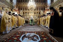 Патриарх Кирилл в Лефортово