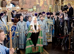 Патриарх Кирилл на Успение 2012