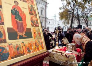 Пребытие мощей Св.Пантелеимона в Киев. Фото  Православие и мир