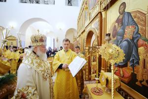 Патриарх Кирилл освящает храм Горненского монастыря