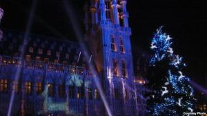 Рождественская ёлка на Гранд-пляс в Брюсселе
