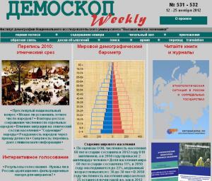 Демоскоп Weekly