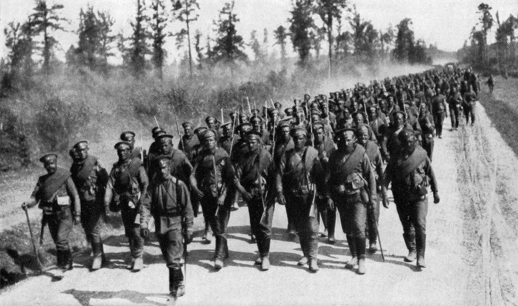 Русская армия идёт по Восточной Пруссии. Август 1914 года
