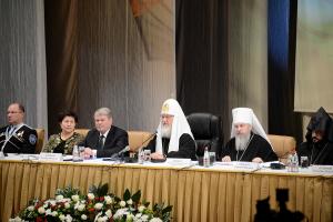 Патриарх Кирилл на форуме ВРНС в Ставрополе