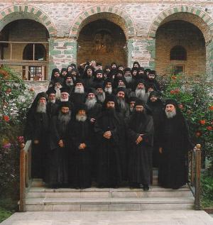 Насельники монастыря Филофей