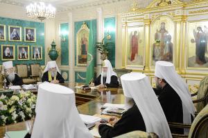 заседание Св. Синода Русской Православной Церкви