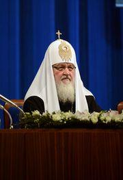 Патриарх Кирилл на открытии Рождественских Чтений 2013 год