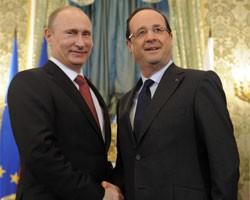 В.Путин и Ф.Олланд