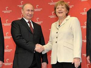 В.Путин и А.Меркель