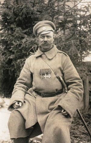 Подпрапорщик 291-го пехотного Трубчевского полка А.Д.Усатый