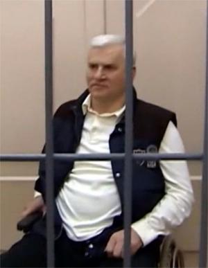 Мэр Махачкалы Саид Амиров в зале суда в Москве. Фото Вести.Ru