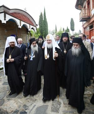 Святейший Патриарх Кирилл посетил Афон