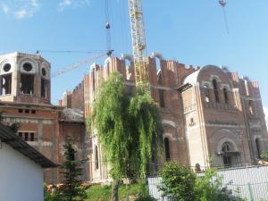 Строящийся кафедральный собор в Луцке