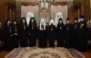 Встреча Патриарха Кирилла с делегацией Константинопольского Патриархата