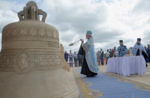 Освящение колоколов для храма Смоленской иконы Божией Матери в Пулкове