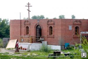 Строящийся Богоявленского храма в Кургане