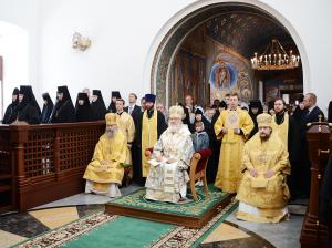 Патриарх Кирилл в Стефано-Махрищском монастыре