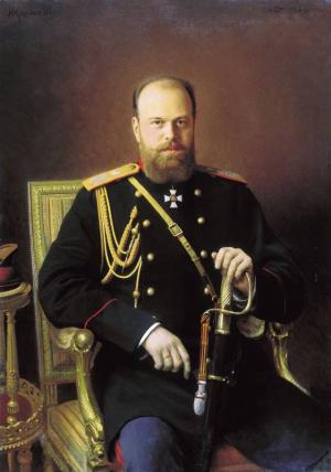 Государь Император Александр III (портрет работы Ивана Крамского, 1886 год)